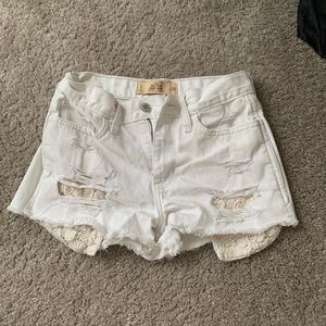 High Rise Hollister denim shorts